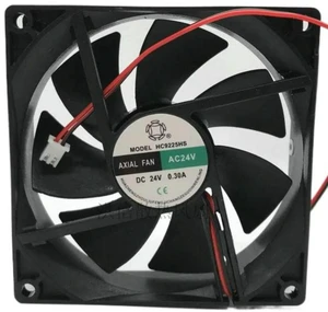 AJMRTC HC9225HS 9225 9CM DC Axial Cooling Fan, DC 24V 0.30A 92x92x25mm Square Inverter Fan for Industrial Inverter, Welding Machine, Cabinet Power Heat Dissipation AJMRTC HC9225HS 9225 9CM DC Axial Cooling Fan, DC 24V 0.30A 92x92x25mm Square Inverter Fan for Industrial Inverter, Welding Machine, Cabinet Power Heat Dissipation