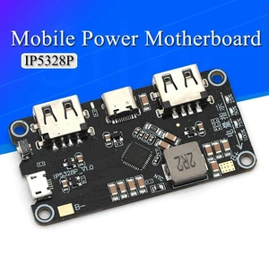 AJMRTC IP5328P Power Bank Charger Module, Type-C Dual USB 3.7V to 5V 9V 12V Step Up Boost Circuit Board, QC2.0 QC3.0 Fast Quick Charging Board for DIY Power Bank Charger Project AJMRTC IP5328P Power Bank Charger Module, Type-C Dual USB 3.7V to 5V 9V 12V Step Up Boost Circuit Board, QC2.0 QC3.0 Fast Quick Charging Board for DIY Power Bank Charger Project