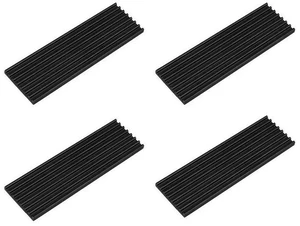 AJMRTC Aluminum M.2 2280 SSD Heatsink, 4 Pack NVME NGFF PCIE M.2 2280 Chipset Heat Sink with Thermal Cooling Pad for Desktop PC Laptop SSD Heat Dissipation AJMRTC Aluminum M.2 2280 SSD Heatsink, 4 Pack NVME NGFF PCIE M.2 2280 Chipset Heat Sink with Thermal Cooling Pad for Desktop PC Laptop SSD Heat Dissipation