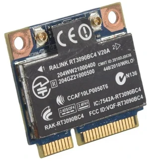 AJMRTC 300M WLAN Bluetooth 3.0 Mini PCI-E Network Card, RT3090BC4 Wireless WiFi BT Combo Card Replacement for Probook Laptop, 802.11b/g/n Internal Wireless Adapter AJMRTC 300M WLAN Bluetooth 3.0 Mini PCI-E Network Card, RT3090BC4 Wireless WiFi BT Combo Card Replacement for Probook Laptop, 802.11b/g/n Internal Wireless Adapter