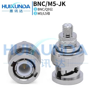 AJMRTC BNC/M5-JK Adapter, BNC Male to M5 Female Connector, BNC Male to L5 Female Adapter for Acceleration Sensor Signal Transmission AJMRTC BNC/M5-JK Adapter, BNC Male to M5 Female Connector, BNC Male to L5 Female Adapter for Acceleration Sensor Signal Transmission