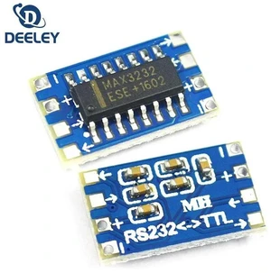 AJMRTC 10Pcs MAX3232 RS232 to TTL Serial Converter Module, SAMIORE ROBOT Mini RS232 TTL Level Conversion Board, Serial Port Communication Module for MCU Electronic DIY Projects AJMRTC 10Pcs MAX3232 RS232 to TTL Serial Converter Module, SAMIORE ROBOT Mini RS232 TTL Level Conversion Board, Serial Port Communication Module for MCU Electronic DIY Projects