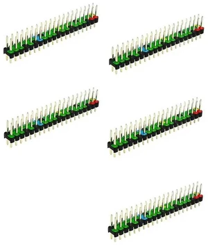AJMRTC 5Pcs 2x20 Pin Male GPIO Stacking Header Connector, GPIO Extension Pin Header, 40Pin Male Socket Extender Adapter for Raspberry Pi Zero, DIY Electronics & GPIO Expansion Project AJMRTC 5Pcs 2x20 Pin Male GPIO Stacking Header Connector, GPIO Extension Pin Header, 40Pin Male Socket Extender Adapter for Raspberry Pi Zero, DIY Electronics & GPIO Expansion Project