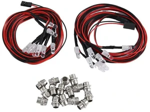 AJMRTC 8Pcs 5mm RC LED Light Kit, White & Red RC Model Lights, Headlight Taillight Set for 1/10 Scale RC Car Truck Crawler Drift Car, RC Vehicle Lighting Upgrade Accessories for RC Hobby Modification AJMRTC 8Pcs 5mm RC LED Light Kit, White & Red RC Model Lights, Headlight Taillight Set for 1/10 Scale RC Car Truck Crawler Drift Car, RC Vehicle Lighting Upgrade Accessories for RC Hobby Modification
