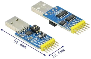 AJMRTC CP2102 6-in-1 Multifunctional Serial Port Module USB to TTL RS485 RS232 Mutual Converter, 3.3V/5V Level Switchable USB UART Adapter for Arduino, Raspberry Pi, MCU Debugging & Industrial Serial AJMRTC CP2102 6-in-1 Multifunctional Serial Port Module USB to TTL RS485 RS232 Mutual Converter, 3.3V/5V Level Switchable USB UART Adapter for Arduino, Raspberry Pi, MCU Debugging & Industrial Serial