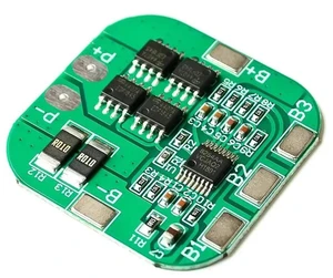 AJMRTC 4S Lithium Battery Charge Discharge Protection Board, 14.8V / 16.8V 20A Current Limiting BMS Power Supply Module for 4 Series Li-ion Battery Pack AJMRTC 4S Lithium Battery Charge Discharge Protection Board, 14.8V / 16.8V 20A Current Limiting BMS Power Supply Module for 4 Series Li-ion Battery Pack