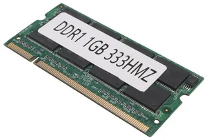 AJMRTC 1GB DDR1 Laptop RAM SO-DIMM 200Pin Memory Module, DDR333 PC2700 333MHz Notebook Sodimm Memory, Compatible with Older Laptop, Notebook Upgrade Replacement Memory Stick AJMRTC 1GB DDR1 Laptop RAM SO-DIMM 200Pin Memory Module, DDR333 PC2700 333MHz Notebook Sodimm Memory, Compatible with Older Laptop, Notebook Upgrade Replacement Memory Stick