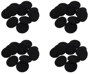 AJMRTC 40Pcs Black Soft Foam Ear Cover Cushion, 50mm/5cm Replacement Headphone Sponge Ear Pads, Disposable Earphone Protective Covers for On-Ear Headphones, Hygiene Ear Cushion Sleeve AJMRTC 40Pcs Black Soft Foam Ear Cover Cushion, 50mm/5cm Replacement Headphone Sponge Ear Pads, Disposable Earphone Protective Covers for On-Ear Headphones, Hygiene Ear Cushion Sleeve