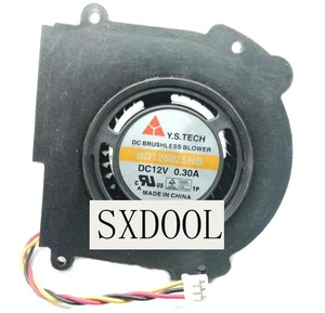 AJMRTC 6025 Centrifugal Turbo Blower Fan 60x60x25mm 60mm Replacement for Y.S Tech BD126025HB, DC 12V 0.3A Ball Bearing Turbine Cooling Blower for Projector, Industrial Equipment, Electronic Device Hea AJMRTC 6025 Centrifugal Turbo Blower Fan 60x60x25mm 60mm Replacement for Y.S Tech BD126025HB, DC 12V 0.3A Ball Bearing Turbine Cooling Blower for Projector, Industrial Equipment, Electronic Device Hea