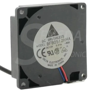 AJMRTC 5010 Axial Cooling Fan 50x50x10mm 50mm Replacement for Delta BFB0512HHA, DC 12V 0.24A Brushless 5CM Server Cooling Fan, Compact Small Fan for Server Chassis, Power Supply, Industrial Electronic AJMRTC 5010 Axial Cooling Fan 50x50x10mm 50mm Replacement for Delta BFB0512HHA, DC 12V 0.24A Brushless 5CM Server Cooling Fan, Compact Small Fan for Server Chassis, Power Supply, Industrial Electronic