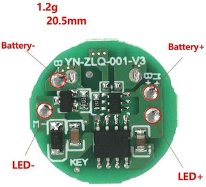 AJMRTC 20W LED Three-Speed Drive Board, Type-C Charging Port Circuit Board, DIY Accessories for LED Light and Small Motor Control AJMRTC 20W LED Three-Speed Drive Board, Type-C Charging Port Circuit Board, DIY Accessories for LED Light and Small Motor Control