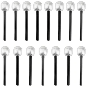 AJMRTC 15 Pack Silver Glitter Prop Microphone, Fake Stage Mic Toy Microphone for Cosplay, Rock Star Costume, Stage Play, Karaoke Night, Birthday & Theme Party Photo Booth Decorations AJMRTC 15 Pack Silver Glitter Prop Microphone, Fake Stage Mic Toy Microphone for Cosplay, Rock Star Costume, Stage Play, Karaoke Night, Birthday & Theme Party Photo Booth Decorations