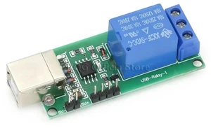 AJMRTC DC 5V USB Relay Module, 1CH 1 Channel Programmable Computer Control Relay Board, USB Controlled Switch Relay for Smart Home Automation and Electronic Control Projects AJMRTC DC 5V USB Relay Module, 1CH 1 Channel Programmable Computer Control Relay Board, USB Controlled Switch Relay for Smart Home Automation and Electronic Control Projects