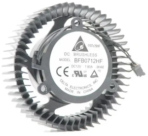AJMRTC Replacement Graphics Card Fan for Delta BFB0712HF, Double Ball Bearing, Equilateral 38mm Pitch, 63mm Fan Blade Diameter, 4P PWM Plug GPU Cooling Fan for Video Card Replacement AJMRTC Replacement Graphics Card Fan for Delta BFB0712HF, Double Ball Bearing, Equilateral 38mm Pitch, 63mm Fan Blade Diameter, 4P PWM Plug GPU Cooling Fan for Video Card Replacement