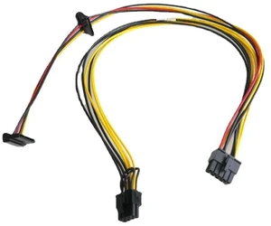 AJMRTC 10Pin to PCI-E 8Pin (6+2P) GPU Power Cable, 2-Port SATA Power Supply Wire for DL380 G6 G7 Server Motherboard, Graphics Card & HDD Disk Driver Power Adapter Cord AJMRTC 10Pin to PCI-E 8Pin (6+2P) GPU Power Cable, 2-Port SATA Power Supply Wire for DL380 G6 G7 Server Motherboard, Graphics Card & HDD Disk Driver Power Adapter Cord