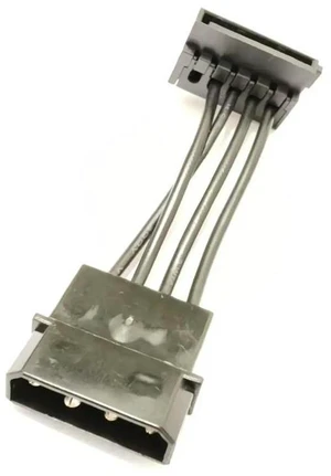 AJMRTC 4Pin IDE Molex to 15Pin SATA Power Cable, 5CM Short 18AWG Power Cord Adapter for 2.5" 3.5" HDD SSD, Optical Drive, ATX PSU, Desktop PC Server Internal Storage Power Conversion Lead AJMRTC 4Pin IDE Molex to 15Pin SATA Power Cable, 5CM Short 18AWG Power Cord Adapter for 2.5" 3.5" HDD SSD, Optical Drive, ATX PSU, Desktop PC Server Internal Storage Power Conversion Lead