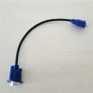 AJMRTC 3+5 VGA Cable, 15Pin Male to Male Short VGA Video Cord, Blue 30cm VGA Monitor Cable for Desktop PC, Projector, Monitor, Display Screen Video Signal Transmission AJMRTC 3+5 VGA Cable, 15Pin Male to Male Short VGA Video Cord, Blue 30cm VGA Monitor Cable for Desktop PC, Projector, Monitor, Display Screen Video Signal Transmission