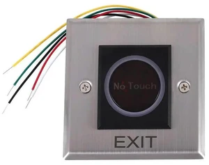 AJMRTC Contactless Infrared Sensor Switch, No Touch Door Release Exit Button with LED Indication, Non-contact IR Sensor Door Access Control Switch for Home & Office Door System AJMRTC Contactless Infrared Sensor Switch, No Touch Door Release Exit Button with LED Indication, Non-contact IR Sensor Door Access Control Switch for Home & Office Door System