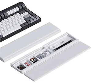 AJMRTC Ergonomic Keyboard Wrist Rest Pad, Non-Slip Desktop Wrist Support Cushion, Relieve Wrist Pain and Improve Typing Comfort, Wrist Rest for Office Home Computer Typing AJMRTC Ergonomic Keyboard Wrist Rest Pad, Non-Slip Desktop Wrist Support Cushion, Relieve Wrist Pain and Improve Typing Comfort, Wrist Rest for Office Home Computer Typing