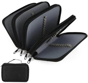 AJMRTC 72 Slots Large Capacity Pencil Case for Boys, Durable Colored Pencils Holder, Portable Student Stationery Storage Organizer for Drawing, School Art Supplies AJMRTC 72 Slots Large Capacity Pencil Case for Boys, Durable Colored Pencils Holder, Portable Student Stationery Storage Organizer for Drawing, School Art Supplies