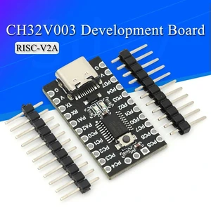 AJMRTC CH32V003 Minimum System Core Board, RISC-V CH32V003F4P6 Microcontroller Module, CH32V003 Development Board for Embedded Programming, Electronic DIY and MCU Learning Projects AJMRTC CH32V003 Minimum System Core Board, RISC-V CH32V003F4P6 Microcontroller Module, CH32V003 Development Board for Embedded Programming, Electronic DIY and MCU Learning Projects