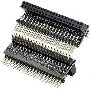 AJMRTC Raspberry Pi GPIO Header Kit, GPIO Edge Extension Board, 40Pin GPIO Breakout Expansion Module for Raspberry Pi 4B, 3B+, 3B, Zero W, Zero, DIY Electronics and Prototyping Projects AJMRTC Raspberry Pi GPIO Header Kit, GPIO Edge Extension Board, 40Pin GPIO Breakout Expansion Module for Raspberry Pi 4B, 3B+, 3B, Zero W, Zero, DIY Electronics and Prototyping Projects