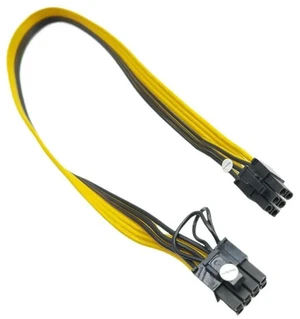 AJMRTC 6Pin to 8Pin (6+2Pin) GPU Power Cable, 50cm Graphics Card Socket Adapter Cord, Server PSU to Video Card 6P to 6+2P Connector Cable for GPU Power Supply Conversion AJMRTC 6Pin to 8Pin (6+2Pin) GPU Power Cable, 50cm Graphics Card Socket Adapter Cord, Server PSU to Video Card 6P to 6+2P Connector Cable for GPU Power Supply Conversion