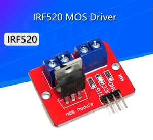 AJMRTC IRF520 MOS Driver Module, 0-24V Top Mosfet Button Switch, High Power PWM Control Board for MCU ARM Raspberry Pi, Electronic DIY Kit Accessories AJMRTC IRF520 MOS Driver Module, 0-24V Top Mosfet Button Switch, High Power PWM Control Board for MCU ARM Raspberry Pi, Electronic DIY Kit Accessories