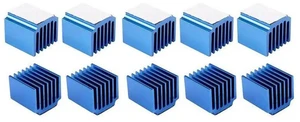 AJMRTC 20Pcs Blue Aluminum Stepper Motor Driver Heatsink, Cooling Heat Sink for 3D Printer TMC2100 LV8729 TMC2208 TMC2130 Stepper Driver Module Heat Dissipation Accessories AJMRTC 20Pcs Blue Aluminum Stepper Motor Driver Heatsink, Cooling Heat Sink for 3D Printer TMC2100 LV8729 TMC2208 TMC2130 Stepper Driver Module Heat Dissipation Accessories