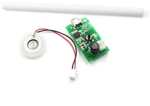 AJMRTC USB Mini Humidifier DIY Kit, Mist Maker with Driver Circuit Board, Atomization Film Sheet, Mini Ultrasonic Oscillating Fogger Module for Home Humidifier Making, Electronic DIY Assembly Project AJMRTC USB Mini Humidifier DIY Kit, Mist Maker with Driver Circuit Board, Atomization Film Sheet, Mini Ultrasonic Oscillating Fogger Module for Home Humidifier Making, Electronic DIY Assembly Project