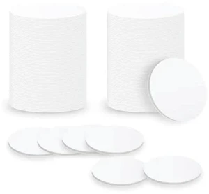 AJMRTC 55PCS NTAG215 NFC Tags, Blank White Coin NFC Stickers with Adhesive Backing, 13.56MHz Rewritable NFC Coin Cards, Compatible with All NFC Enabled Mobile Phones, TagMo, Smart Home Automation AJMRTC 55PCS NTAG215 NFC Tags, Blank White Coin NFC Stickers with Adhesive Backing, 13.56MHz Rewritable NFC Coin Cards, Compatible with All NFC Enabled Mobile Phones, TagMo, Smart Home Automation