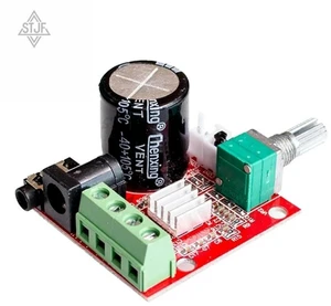 AJMRTC PAM8610 Mini Hi-Fi Stereo Audio Amplifier Board, DC12V 2X10W Dual Channel D Class Power Amp Module, Compact Digital Amplifier for Speaker DIY, Home Audio and Portable Sound System Projects AJMRTC PAM8610 Mini Hi-Fi Stereo Audio Amplifier Board, DC12V 2X10W Dual Channel D Class Power Amp Module, Compact Digital Amplifier for Speaker DIY, Home Audio and Portable Sound System Projects
