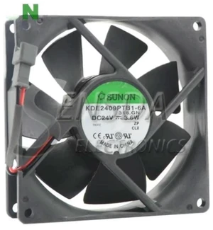 AJMRTC KDE2409PTB1-6A 9225 Server Cooling Fan, 92×92×25mm 9CM DC 24V 3.6W Case Inverter Replacement Fan, 4-Pin Brushless Axial Fan for Industrial Cabinet, Server Chassis, Power Equipment Heat Dissipat AJMRTC KDE2409PTB1-6A 9225 Server Cooling Fan, 92×92×25mm 9CM DC 24V 3.6W Case Inverter Replacement Fan, 4-Pin Brushless Axial Fan for Industrial Cabinet, Server Chassis, Power Equipment Heat Dissipat