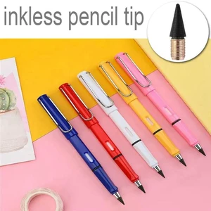 AJMRTC 28 Pcs Inkless Pencil Replacement Nibs, Everlasting Pencil Tips, Metal Writing Tips Refills for Reusable Eternal Inkless Pencil, No Ink Replacement Tips for Student Drawing Writing AJMRTC 28 Pcs Inkless Pencil Replacement Nibs, Everlasting Pencil Tips, Metal Writing Tips Refills for Reusable Eternal Inkless Pencil, No Ink Replacement Tips for Student Drawing Writing