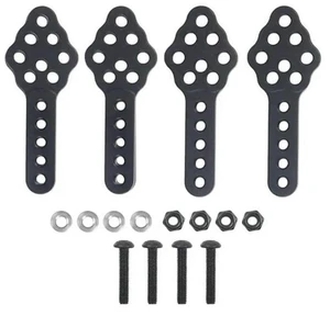 AJMRTC 4Pcs CNC Shock Absorber Mounts, Adjustable Height & Angle Stand for RC Crawler Car, Shock Bracket Accessories Compatible with Axial SCX10 90046 D90 D110 RC Off-Road Vehicle Upgrade Parts AJMRTC 4Pcs CNC Shock Absorber Mounts, Adjustable Height & Angle Stand for RC Crawler Car, Shock Bracket Accessories Compatible with Axial SCX10 90046 D90 D110 RC Off-Road Vehicle Upgrade Parts
