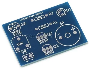 AJMRTC Photosensitive Light-Controlled Sound & Light Alarm DIY Electronic Kit, Light Sensing Trigger Alarm Module Parts Set, Soldering Practice Suite for Electrician Training, Electronic DIY Productio AJMRTC Photosensitive Light-Controlled Sound & Light Alarm DIY Electronic Kit, Light Sensing Trigger Alarm Module Parts Set, Soldering Practice Suite for Electrician Training, Electronic DIY Productio