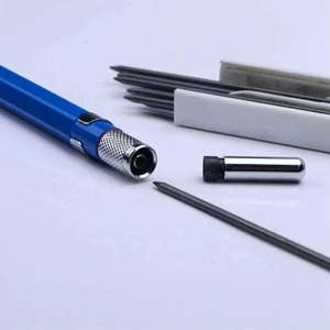 AJMRTC 2Pcs 2.0mm Mechanical Pencils with 24Pcs Lead Refills, Blue 2.0 mm Lead Holder Pencil for Draft Drawing, Carpenter Marking, Crafting, Art Sketching, Engineering Drafts AJMRTC 2Pcs 2.0mm Mechanical Pencils with 24Pcs Lead Refills, Blue 2.0 mm Lead Holder Pencil for Draft Drawing, Carpenter Marking, Crafting, Art Sketching, Engineering Drafts