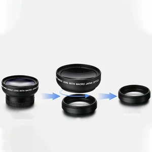 AJMRTC 0.45X Ultra Wide Angle & Macro 2 in 1 Phone Camera Lens, External Clip-on Smartphone Lens, Portable Mobile Phone Lens for Photography Video Recording for Most Smartphones AJMRTC 0.45X Ultra Wide Angle & Macro 2 in 1 Phone Camera Lens, External Clip-on Smartphone Lens, Portable Mobile Phone Lens for Photography Video Recording for Most Smartphones