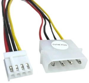 AJMRTC 20cm D-Type 4Pin IDE Power to Floppy Drive Small 4Pin Extension Cable, Molex IDE to FDD Power Adapter Cord, Internal PC Power Cable for Vintage Desktop 3.5 Inch Floppy Disk Drive Retro Computer AJMRTC 20cm D-Type 4Pin IDE Power to Floppy Drive Small 4Pin Extension Cable, Molex IDE to FDD Power Adapter Cord, Internal PC Power Cable for Vintage Desktop 3.5 Inch Floppy Disk Drive Retro Computer