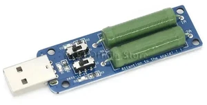 AJMRTC USB Resistor Electronic Load with Switch, 3 Adjustable Current Modes 5V Dummy Load Resistance Tester, USB Discharge Load Resistor for Testing Power Bank, USB Charger, Charging Cable Capacity AJMRTC USB Resistor Electronic Load with Switch, 3 Adjustable Current Modes 5V Dummy Load Resistance Tester, USB Discharge Load Resistor for Testing Power Bank, USB Charger, Charging Cable Capacity