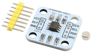 AJMRTC AS5600 Magnetic Encoder Module, 12-Bit High Precision Magnetic Induction Angle Measurement Sensor, Non-Contact Rotation Position Detector, I2C Interface for Arduino STM32 Robotic and Motor Cont AJMRTC AS5600 Magnetic Encoder Module, 12-Bit High Precision Magnetic Induction Angle Measurement Sensor, Non-Contact Rotation Position Detector, I2C Interface for Arduino STM32 Robotic and Motor Cont
