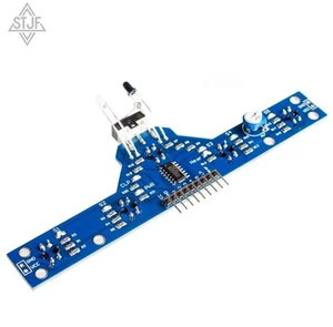 AJMRTC 1PCS TCRT5000L 5-Way Line Tracking Sensor Module, Five Channel Infrared Tracing Detector, TCRT5000L Reflective IR Sensor for Smart Robot Car Line Following Project AJMRTC 1PCS TCRT5000L 5-Way Line Tracking Sensor Module, Five Channel Infrared Tracing Detector, TCRT5000L Reflective IR Sensor for Smart Robot Car Line Following Project