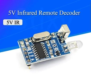 AJMRTC 5V IR Infrared Remote Encoder & Decoder Transmitter Receiver Module, Infrared Wireless Signal Transceiver Kit, IR Remote Control Module for Arduino DIY Electronic Projects, In Stock AJMRTC 5V IR Infrared Remote Encoder & Decoder Transmitter Receiver Module, Infrared Wireless Signal Transceiver Kit, IR Remote Control Module for Arduino DIY Electronic Projects, In Stock