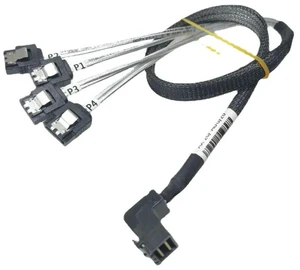 AJMRTC 90 Degree Right Angle 36P SFF-8643 Mini SAS to 4 SATA Cable, 12Gb/s HD Mini SAS to 4xSATA Server Hard Drive Data Transmission Line, Internal 50CM for Server HDD Storage Connection AJMRTC 90 Degree Right Angle 36P SFF-8643 Mini SAS to 4 SATA Cable, 12Gb/s HD Mini SAS to 4xSATA Server Hard Drive Data Transmission Line, Internal 50CM for Server HDD Storage Connection