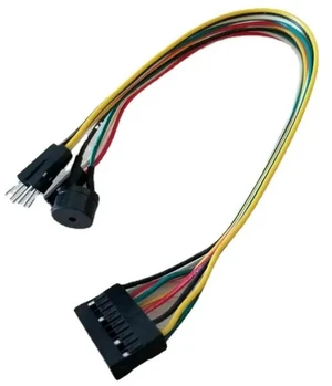 AJMRTC All-In-One PC Mainboard Jumper Flat Cable, Power Reset Switch HDD LED Speaker Wire, Replacement Q-Connector Cable for DIY Computer Host Assembly AJMRTC All-In-One PC Mainboard Jumper Flat Cable, Power Reset Switch HDD LED Speaker Wire, Replacement Q-Connector Cable for DIY Computer Host Assembly