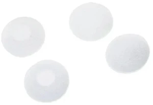 AJMRTC 200Pcs White Soft Sponge Earphone Covers, Disposable Headphone Ear Pad Replacement Cushions, Foam Ear Tips Protective Sleeves for On Ear Headset, Earbud, Audio Equipment Hygienic Cover AJMRTC 200Pcs White Soft Sponge Earphone Covers, Disposable Headphone Ear Pad Replacement Cushions, Foam Ear Tips Protective Sleeves for On Ear Headset, Earbud, Audio Equipment Hygienic Cover
