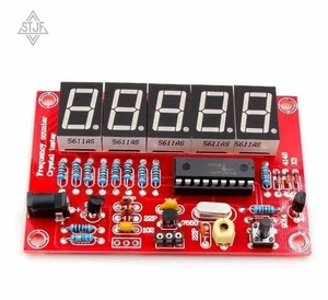 AJMRTC DIY Frequency Meter Kit, 1Hz to 50MHz Crystal Oscillator Tester, Digital LED Display Frequency Counter, Electronic Soldering Project Kit for Measuring Signal & Crystal Oscillator Frequency AJMRTC DIY Frequency Meter Kit, 1Hz to 50MHz Crystal Oscillator Tester, Digital LED Display Frequency Counter, Electronic Soldering Project Kit for Measuring Signal & Crystal Oscillator Frequency
