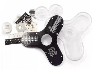 AJMRTC RG550 LED Fingertip Gyro Soldering DIY Kit, Electronic Welding Practice Kit for Beginners, RGB Light Fidget Spinner Assembly Project, Stress Relief Toy, Electronic Learning Kit for Students AJMRTC RG550 LED Fingertip Gyro Soldering DIY Kit, Electronic Welding Practice Kit for Beginners, RGB Light Fidget Spinner Assembly Project, Stress Relief Toy, Electronic Learning Kit for Students
