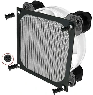 AJMRTC 8 Pack 120mm PC Fan Filter Grill, Black Aluminum Alloy Frame Stainless Steel Wire Mesh Dust Filter Cover, 120x120mm Computer Case Ventilation Fan Dust Guard for Desktop Chassis Cooling Fans AJMRTC 8 Pack 120mm PC Fan Filter Grill, Black Aluminum Alloy Frame Stainless Steel Wire Mesh Dust Filter Cover, 120x120mm Computer Case Ventilation Fan Dust Guard for Desktop Chassis Cooling Fans