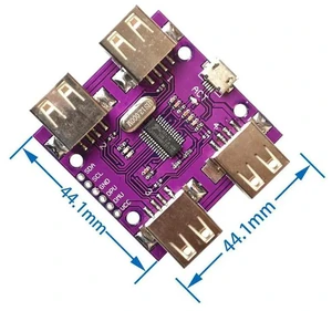 AJMRTC CJMCU-204 USB 2.0 HUB 4-Port Controller Module, 480Mbps High Speed USB Splitter Expansion Board DC 5V 500mA, Plug and Play USB Hub Module for Arduino Raspberry Pi Single Board Computer Electron AJMRTC CJMCU-204 USB 2.0 HUB 4-Port Controller Module, 480Mbps High Speed USB Splitter Expansion Board DC 5V 500mA, Plug and Play USB Hub Module for Arduino Raspberry Pi Single Board Computer Electron